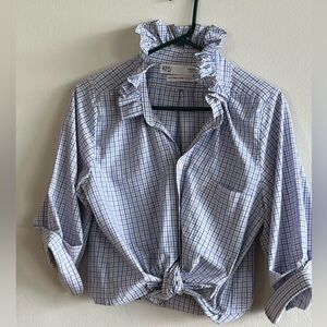 KMJ Southern Lover Ruffled Blouse - M